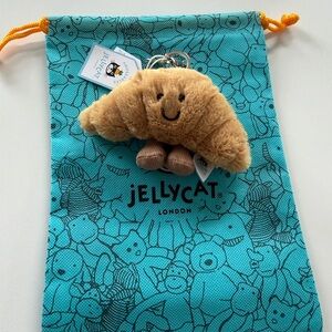 Jellycat croissant keychain New